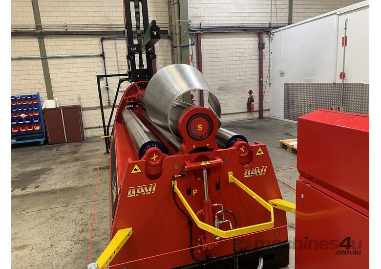 caption Ottotech Services - New DAVI MCA 4-Roll Plate Roll - 0.5 to 12mm Metal Thickness,Superior Accuracy