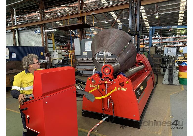 caption Ottotech Services - New DAVI MCA 4-Roll Plate Roll - 0.5 to 12mm Metal Thickness,Superior Accuracy