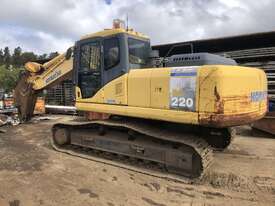 Komatsu 220 with genesis scrap metal shear - picture0' - Click to enlarge