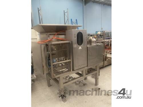 Stainless Steel Vegetable Shredder with Bin Lifter and Interchangeable Cutting Heads