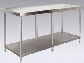 Brayco 3684 Wide Island Stainless Steel Bench (914 - picture0' - Click to enlarge