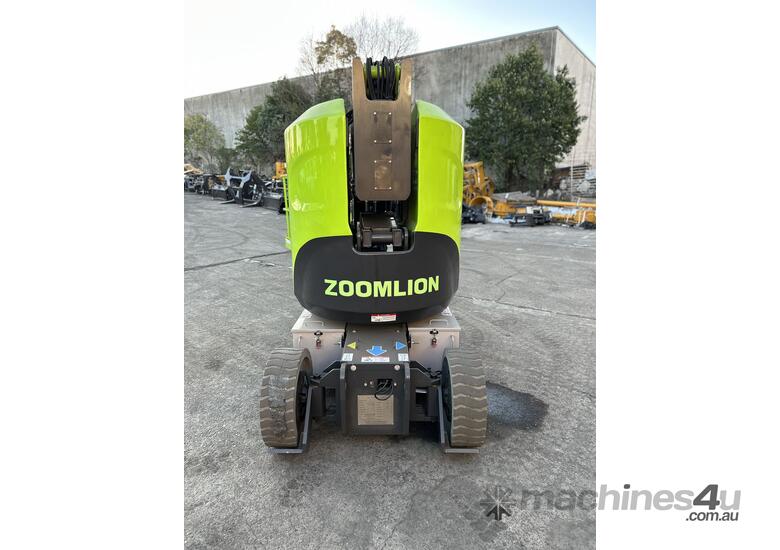 caption ZOOMLION 33FT Electric Articulating Boom Lift with AC Motor
