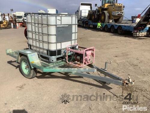 Unknown Single Axle Water Tanker Trailer