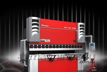 RAGOS HG 130-3200 CNC Hybrid Press Brake, DELEM DA-58T Control 5 Axis
