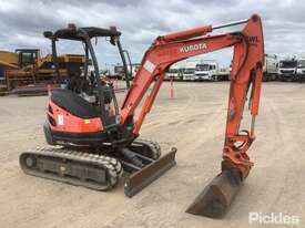 Kubota U25-3 Excavator (Rubber Tracked) - picture0' - Click to enlarge