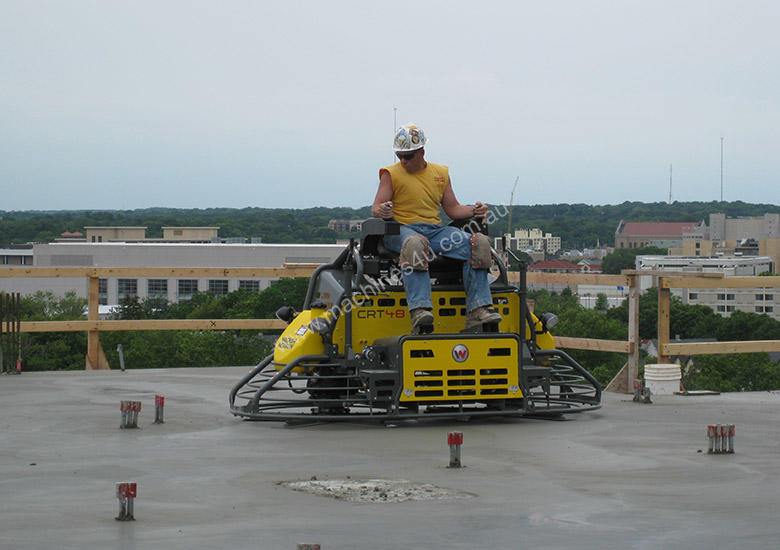 caption Wacker Neuson CRT 48-35L-PS Ride-On Trowel