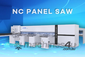 Extra Fast, clever outstanding value rear load twin pusher Beamsaw