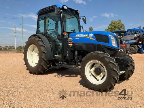caption 2023 New Holland T4.105N 4WD Tractor