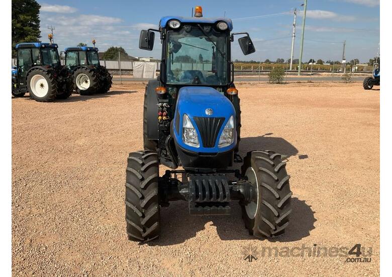caption 2023 New Holland T4.105N 4WD Tractor