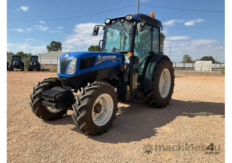 caption 2023 New Holland T4.105N 4WD Tractor