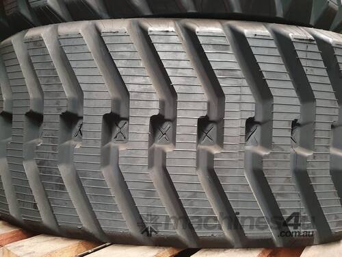 caption Rubber Track 450mm Tufftrac CTL S Wave Pattern - 450x86Bx60