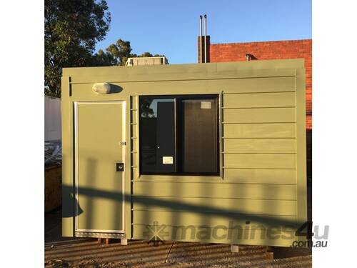 caption Auzbilt Portable Building Insulated Fire Rated: 3.6m x 3m, For Sale