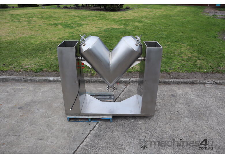 caption Stainless Steel Twin Shell V Blender Mixer - 500L
