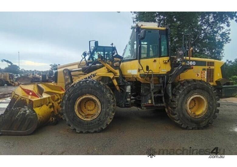 caption Komatsu WA380-6 Wheeled Loader