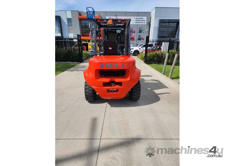 Heli K2 3.5T Diesel Rough Terrain Forklift | Brand New | Side shift + Fork Postioner 