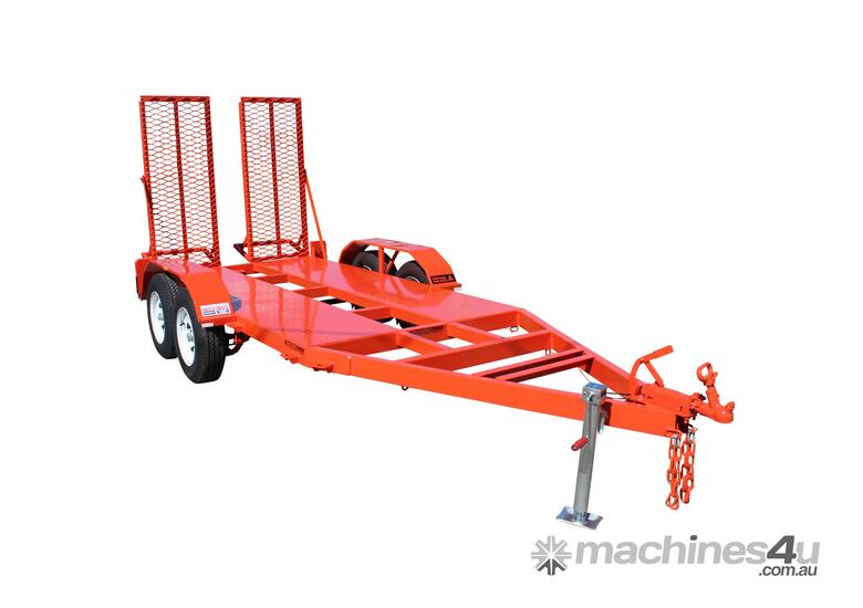 caption Heavy-Duty Plant Trailers for Bobcats and Excavators