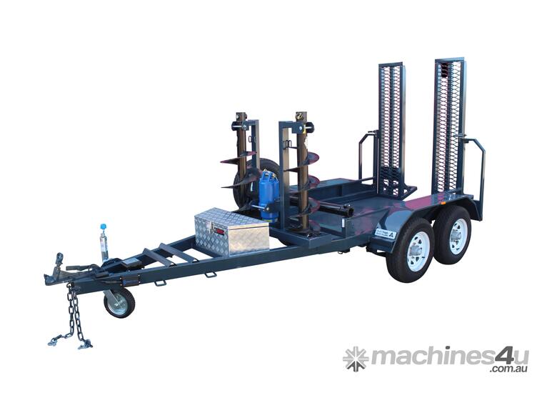 caption Heavy-Duty Plant Trailers for Bobcats and Excavators