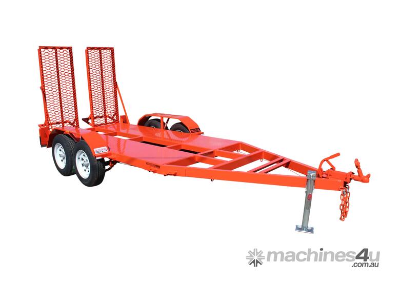 caption Heavy-Duty Plant Trailers for Bobcats and Excavators