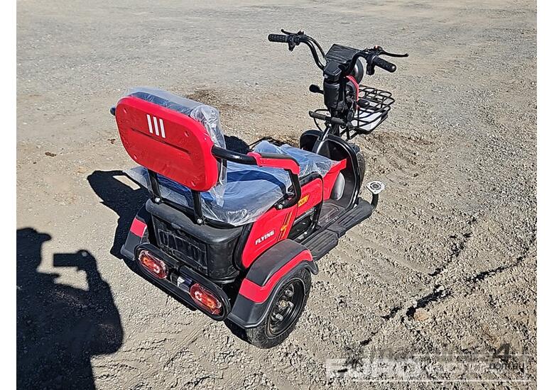 caption Unused 2025 Captok Electric Tricycle, Single Row Of Seats