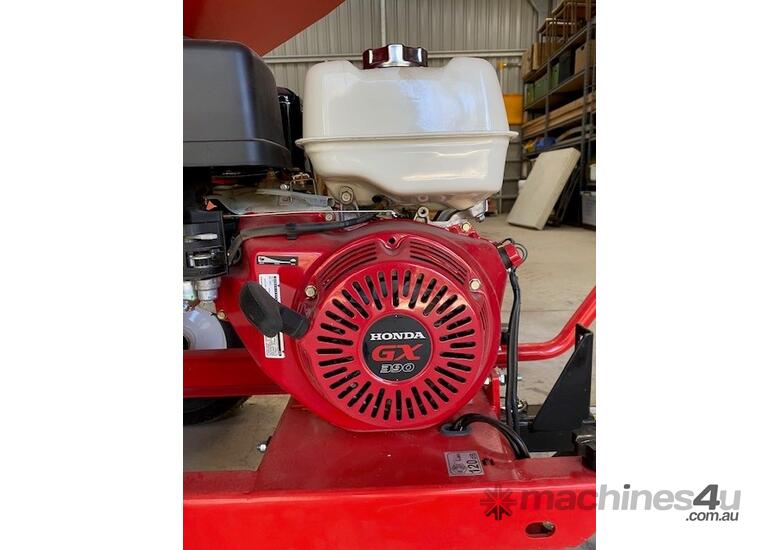 caption Chipper: GTM Professional V5 Chipper with safety bar and tow hitch