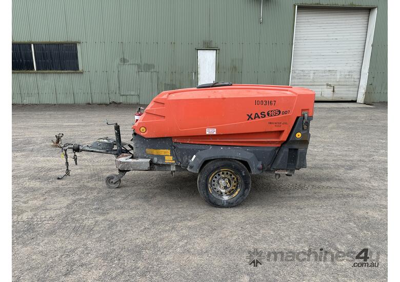 caption 2009 Atlas Copco XAS185 Compressor (Ex-Coates Hire)
