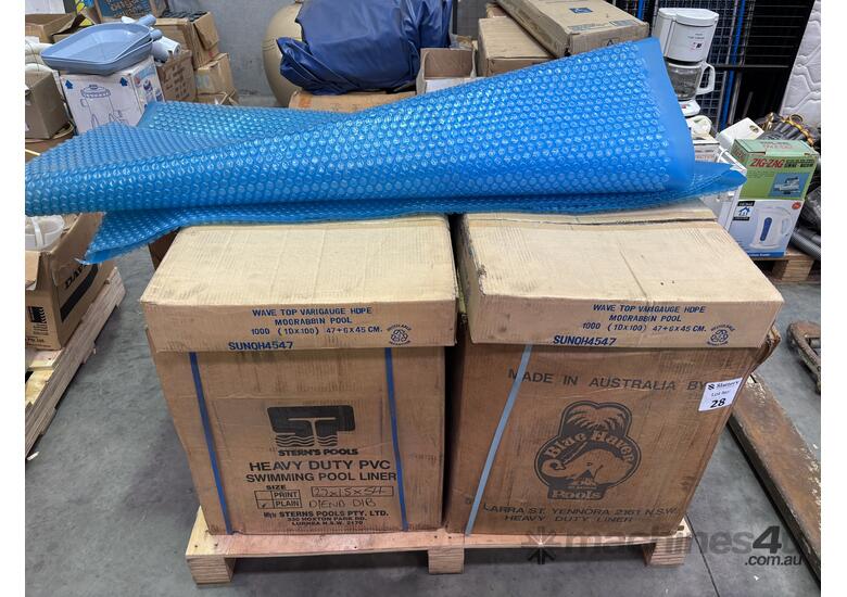 1 X Pallet of Pool Liners & General Goods