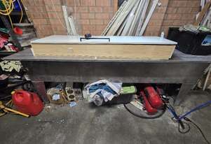 Blind ultrasonic cleaning machine