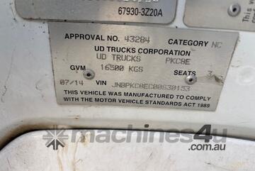 2014 Nissan UD PK 17 280 Condor Pantech Curtainsider