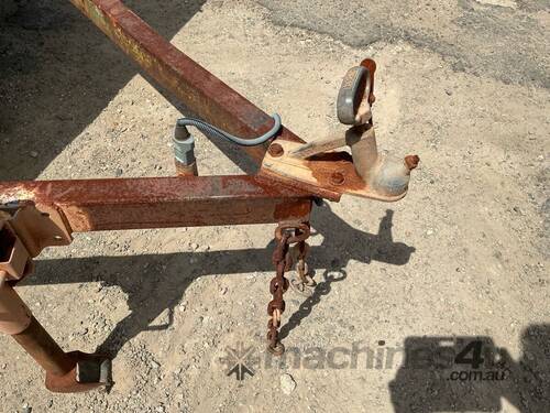 1988 Custom Tandem Axle Box Trailer