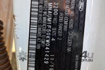 2019 Ford Ranger XL Diesel (EX Fleet) (KARRATHA)