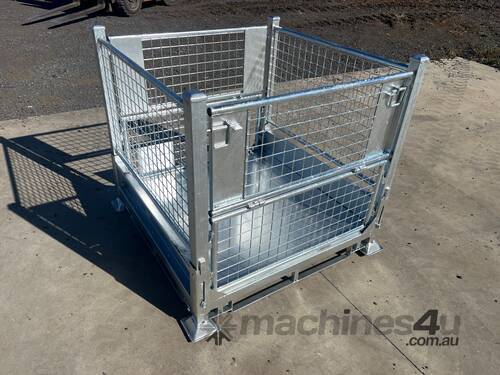 Galvanised Stackable Steel Transport / Storage Cage