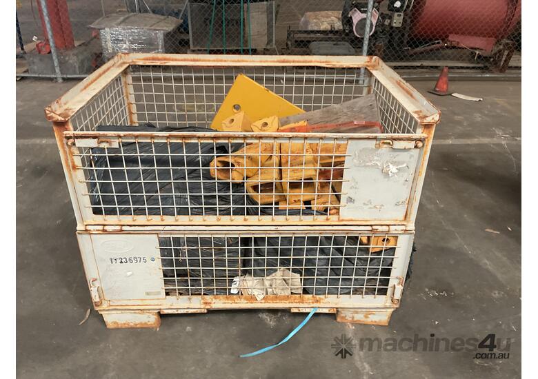 Cage Of Assorted Excavator Bucket Teeth