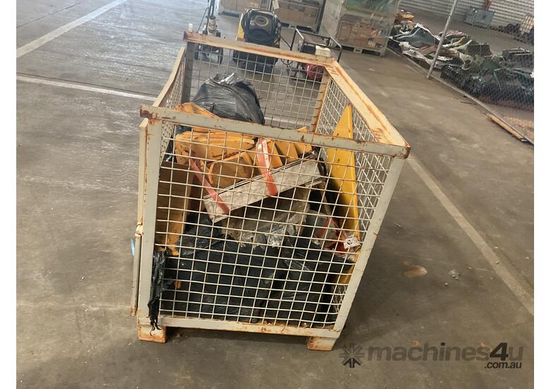 Cage Of Assorted Excavator Bucket Teeth