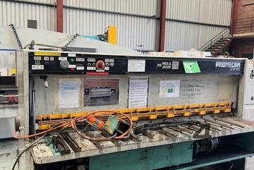 Promecam 2500mm x 4mm Guillotine with Pneumatic Sheet Supports