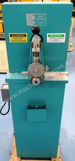 caption RUOFF AUTOFEED NOTCHING MACHINE
