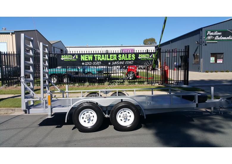 caption 12ft Plant Machinery Trailer 4.5 Tonne Tandem Axle