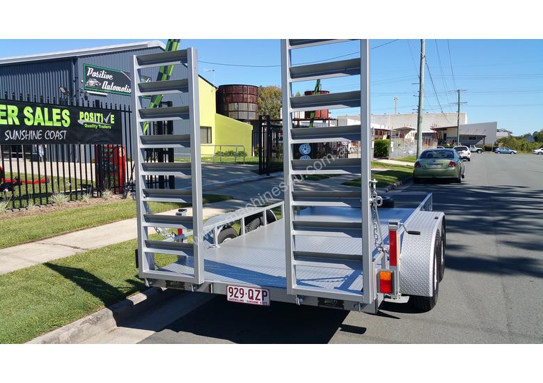 caption 12ft Plant Machinery Trailer 4.5 Tonne Tandem Axle