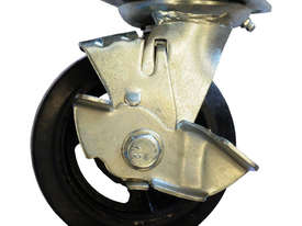 42083 - RUBBER MOULDED IRON WHEEL CASTOR(SWIVEL/BRAKE) - picture0' - Click to enlarge
