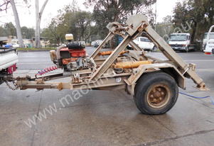 3ton cable drum trailer , 1cyl diesel , galverised