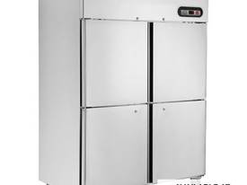 F.E.D. SUC1200 4 x 1/2 Doors S/Steel Upright Fridge - picture0' - Click to enlarge