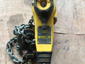 Lever Hoist Chain Block 1.6 ton x 1.6 meter drop - picture2' - Click to enlarge