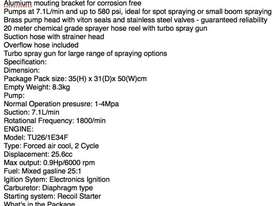 PORTABLE SPRAY PUMP NEW - picture1' - Click to enlarge