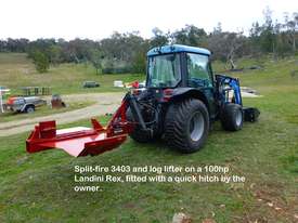 Tractor/hydraulic powered log splitter with lifter - picture2' - Click to enlarge