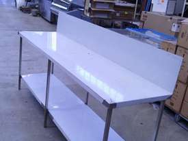 Aussie made stainless steel bench 2340x600 w/300SB - picture1' - Click to enlarge