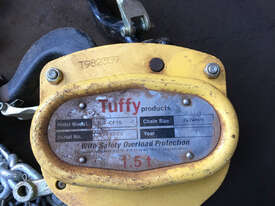 Chain Hoist 1.5 ton x 6 meter drop lifting Block and Tackle Tuffy - picture1' - Click to enlarge