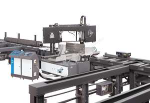IDEAL FOR PIPES AND BEAMS - Double Mitre Horizontal Band Saw : MEP Shark 652 SXI H 5.0