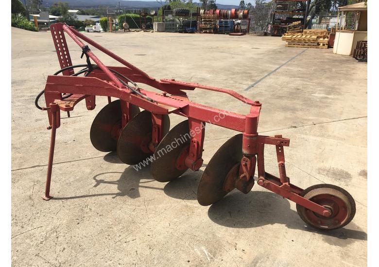 Used hodge Hodge 4 Furrow Disc Plough Tillage Equip Plough in
