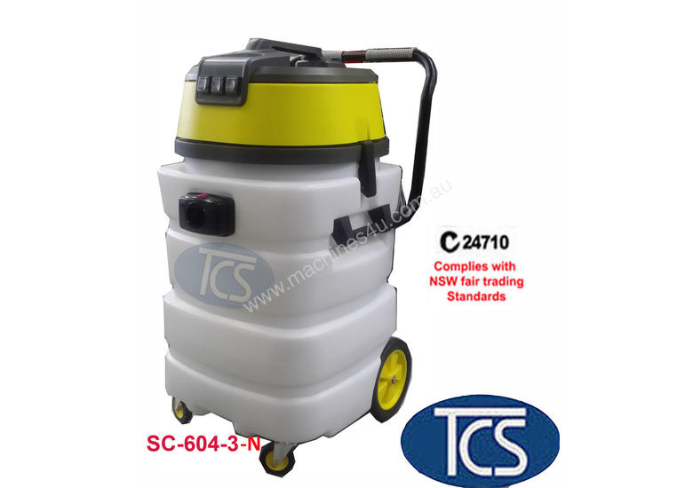 caption TCS Commercial Industrial 90L Wet & Dry Vacuum Cleaner 3 x 1000W Ametek Motors