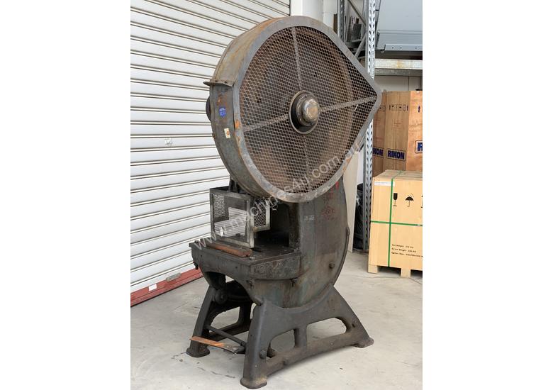 caption Used C frame METAL PRESS 30 TON John Heine 203A