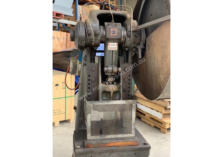 caption Used C frame METAL PRESS 30 TON John Heine 203A